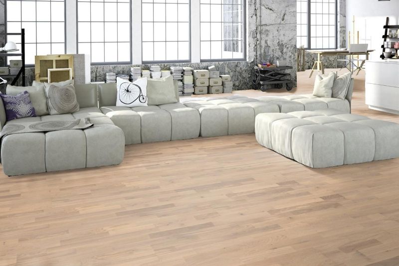 Le parquet semi massif est un plancher en bois où plusieurs couches de bois sont collées ensemble de manière croisée.